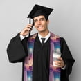 thumbnail image 5 of Hirioo Dreamy Moonlit Window for 72" Graduation Shawl Stole Unisex Adults Graduation Sash Honor Graduation Stole for High School and College-Sharp Corner, 5 of 7
