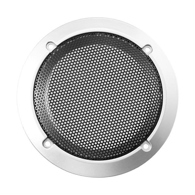 4.57" Coche Metal Audio Altavoz Parrilla Cubierta Malla Tono plateado
