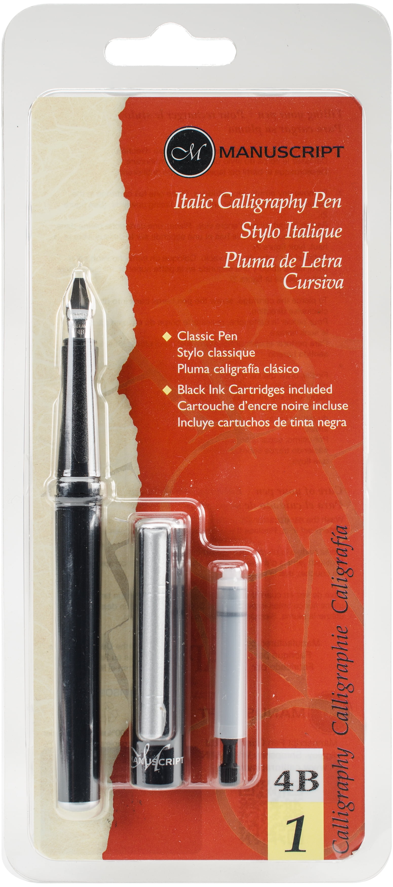 Manuscript Italic Calligraphy Pen4B