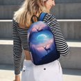 thumbnail image 5 of Easygdp Night Sky Elk Mochila de Lona Resistente para Laptop, Compatible con Laptops de 15 a 17 pulgadas, Ideal para Escuela, Trabajo y Viajes-Medium, 5 of 5