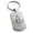 Silver, variant on Stainless Steel Freemasons Masonic Compass Engraved Dog Tag Keychain Keyring