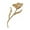 golden, variant on Large Metal Leaf Flower Brooch for Women Men for Memorial Proms Thanksgiving silver