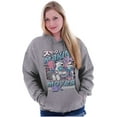 thumbnail image 4 of The Smurfs Cool Kanji Makin Moves Hoodie Sweatshirt Women Men Brisco Brands L, 4 of 6