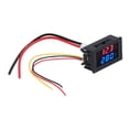 thumbnail image 2 of Multimeter Panel, Double 3-Digit Meter Scope DC 0V-100V 3 Ranges 0.28in LED Digital Tube Voltmeter Ammeter  For Wiring For Circuit Protection 10A,50A,100A, 2 of 8
