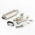 thumbnail image 3 of Slip-On Full System Durble Motorcycle Exhaust Pipe Front Link Pipe Accessories For Yamaha NVX V2 Nvx155 V2, 3 of 4