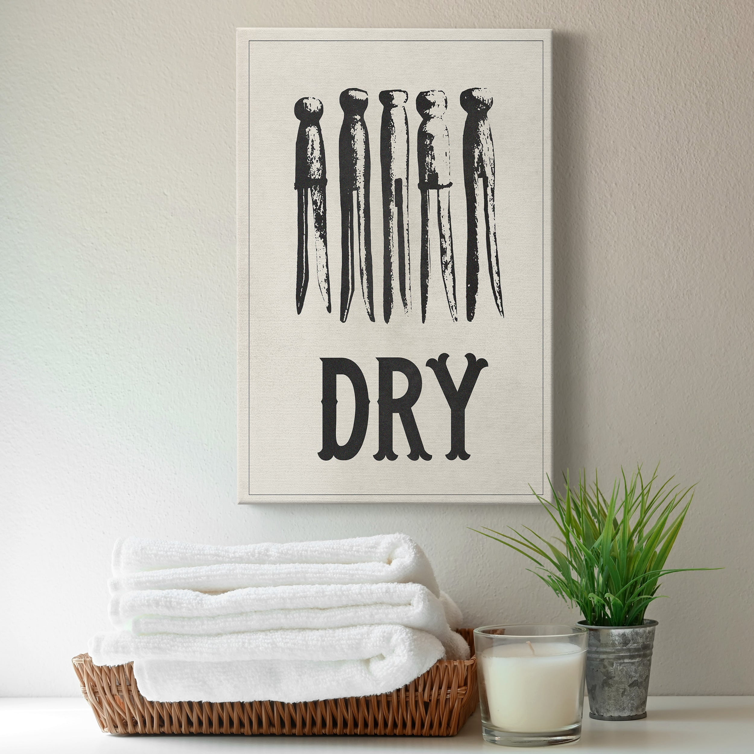 Vintage Laundry II Premium Gallery Wrapped Canvas - Ready to Hang