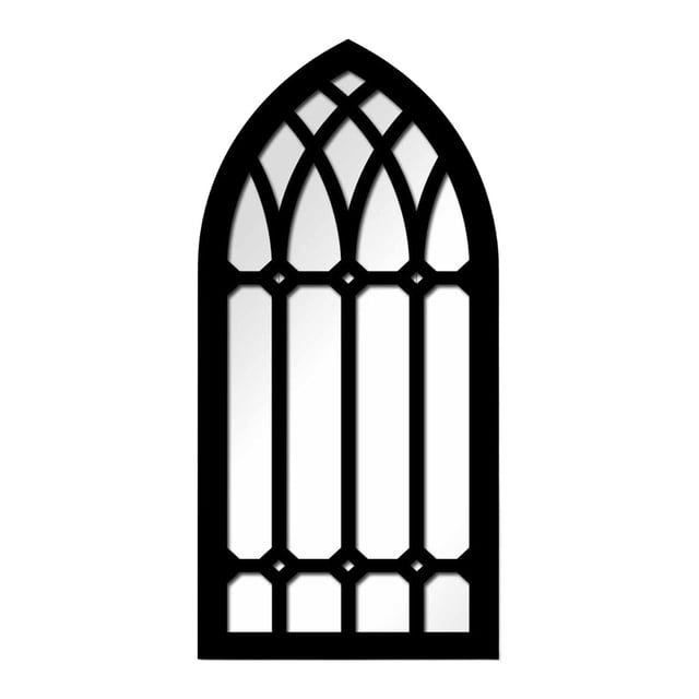 hengtong Arched Window Mirror Creative Modern Simple Rustic Wall Mirror Wall Decor Window Style D