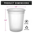 Deli Food Storage Containers with Lids [32 oz. Pack of 240] Disposable
