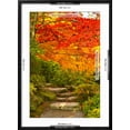 thumbnail image 5 of Art.com Stone Steps in a Forest in Autumn, Washington State, USA Photographic Print, Black Frame Wall Art, 21" x 29", 5 of 5