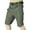Green, variant on Vibrex Men's Cargo Shorts, Men's Solid Color Workwear Shorts Outdoor Sports Multi Pocket Five Quarter Pants,Relaxed Fit Cargo Shorts Men Gray_M