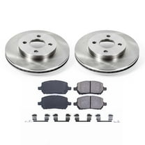 Ultimate Brakes Front Semi-Metallic Brake Pad and Rotor Kit with Hardware WM80924