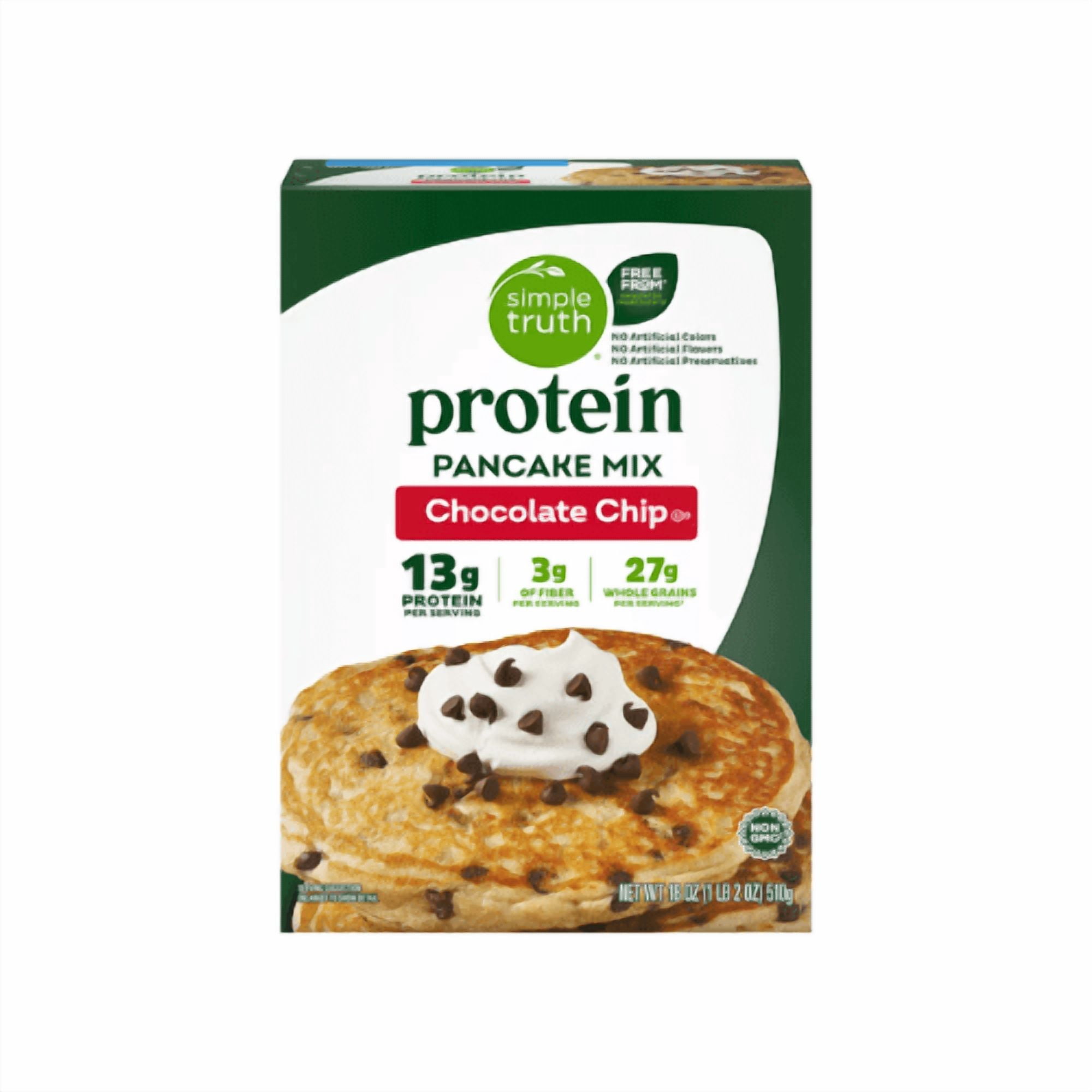 Simple Truth Protein Pancake Mix Chocolate Chip 2 Pack 18 oz