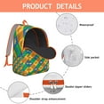 thumbnail image 5 of Modern Dino Skeleton Backpack – Abstract Watercolor Dinosaur Print Bookbag for Travelers and Students, 5 of 5