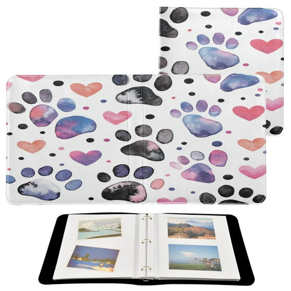 YAZAOO Photo Album Book Scrapbooking Pawprints Of Love Printed Picture Album
