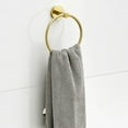 thumbnail image 3 of Anillo de toalla para baño 1 paquete, ganchos para toallero circular de baño de cocina, montaje en pared, almacenamiento resistente, acero inoxidable Xemadio 2035037-5, 3 of 8