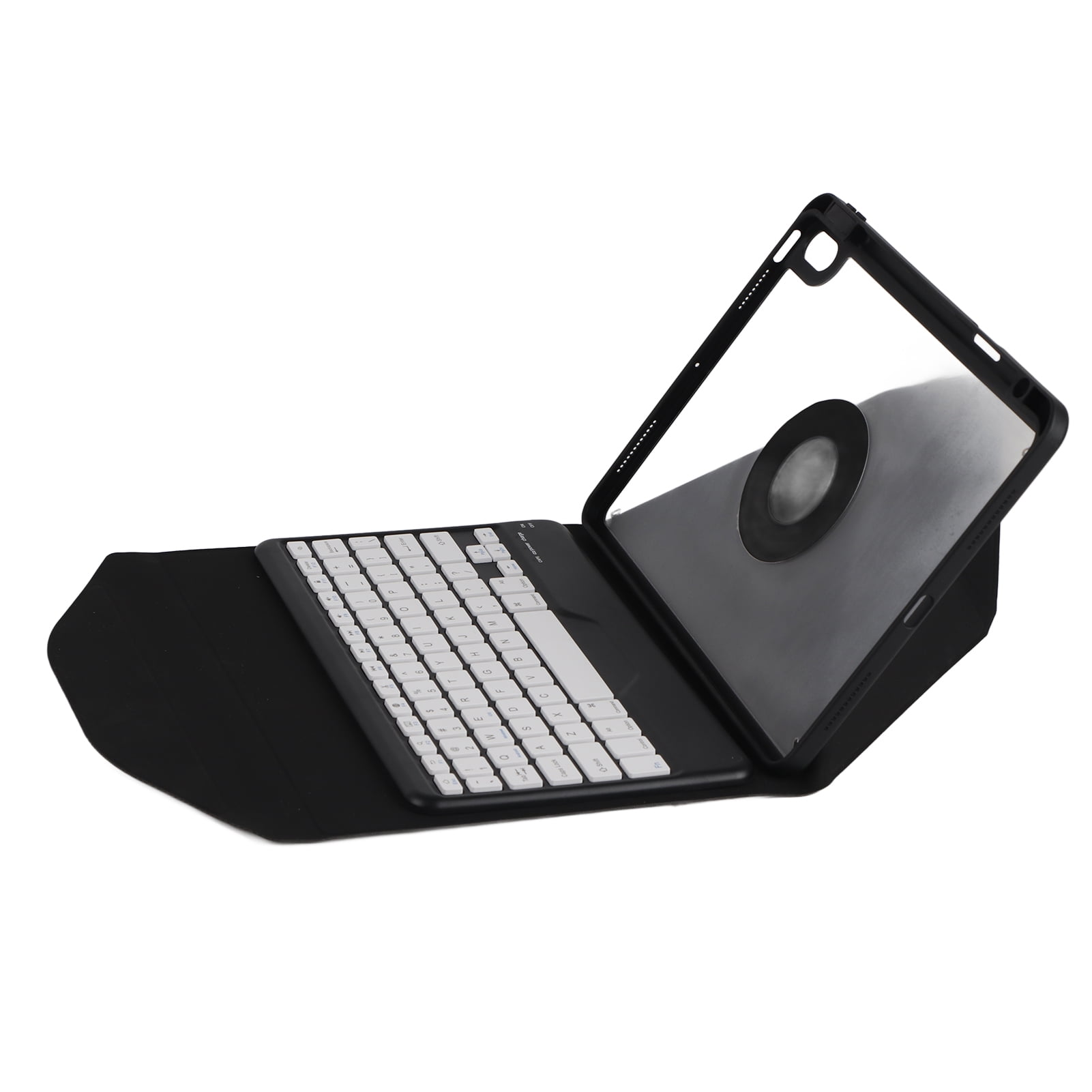 Vertical Keyboard Case, Black Design Auto Sleep Transparent