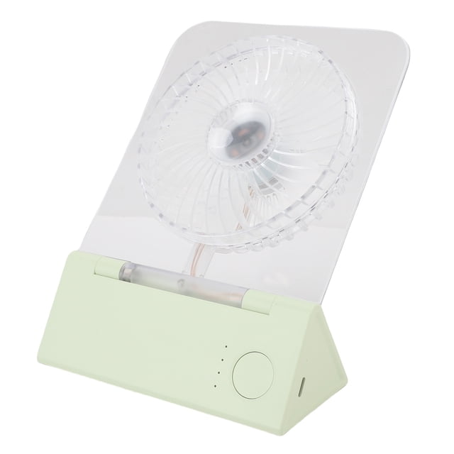 Transparent Desktop Fan, Quiet and Magnetic Wall Mounted Design 4 Wind Speed Clear Magnetic Portable Fan for Daily Home Camping
