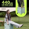 thumbnail image 4 of Carrito Utilitario Plegable SUBICOO Caja Portátil con Ruedas Verde, 4 of 9