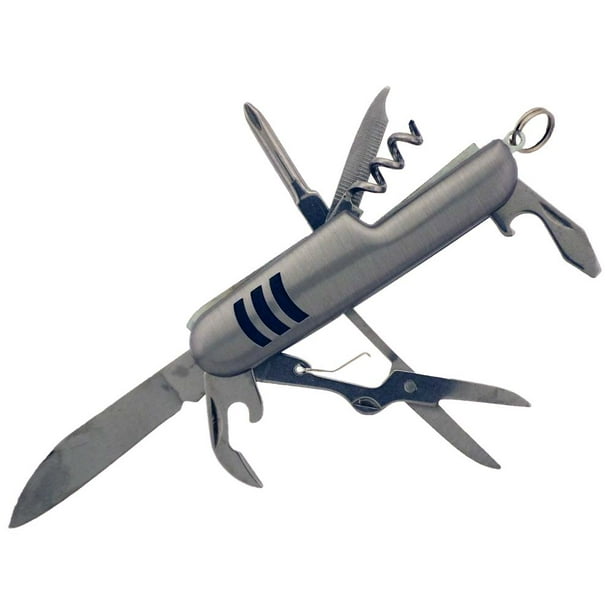 Stainless Steel MultiFunction Pocket Knife With Bottle Openers