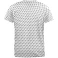 thumbnail image 2 of Golf Ball Costume White All Over Adult T-Shirt, 2 of 2