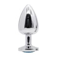 thumbnail image 4 of Tapón anal de metal plateado redondo pequeño, mediano y grande, para masturbación masculina y femenina, expansor anal, productos sexuales para adultos, 4 of 4