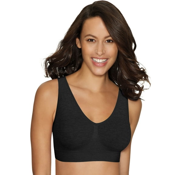 HanesBralette Comfort Flex Fit Women's Wireless Bra Seamless Wide Strap MHG196