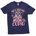 thumbnail image 5 of Not today cupid valentine's day T-shirt single person man woman funny valentine's day gift (Large Grey), 5 of 7