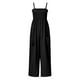 thumbnail image 3 of Mamelucos Mono casual de mujer sin espalda mono de talle alto de color sólido (negro M) Ygjytge Negro T M para Mujer, 3 of 8