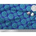 thumbnail image 2 of Soimoi Cotton Duck Fabric Floral Mandala Print Fabric by Yard 42 Inch Wide, 2 of 3