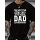 thumbnail image 1 of Men's "DAD" Graphic Print T-shirt For Summer, Men's Clothing, 1 of 5