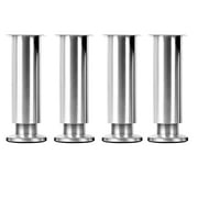 4pcs Height Adjustable Furniture Feet Table Leg Durable Thickned Stainless Steel