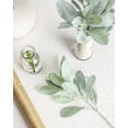 thumbnail image 3 of Faux Lambs Ear Stems Miller Fake Flocked Artificial Greenery for Home Wedding Bouquet DIY Craft Farmhouse Decor (6pcs, Silver Dusty Miller), 3 of 5