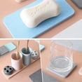 thumbnail image 5 of Posavasos absorbentes de agua para bebidas de diatomita, soporte para jabón de tierra de diatomeas, plato ahorrador de jabón para secado de agua, posavasos para baño y cocina, 5 of 5