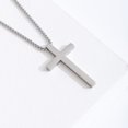 thumbnail image 2 of Cross Necklace for Adult,Elegant Pendant Cross Chain Necklace, Stainless Steel Cross Pendant Jewelry Gifts, 2 of 3