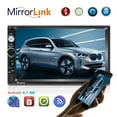 thumbnail image 1 of Camecho Android 8.1 2 Din GPS Car Stereo Radio7" HD 1080P Car Player with Bluetooth WIFI GPS FM Radio Receiver Suppport Rear Camera , with 8IR Backup Camera, 1 of 10