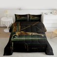 thumbnail image 2 of Feelyou 3D Leopard Cheetah Full Size Comforter Sets, Retro Western Fashion Bedding Comforter Set, Kawaii Jungle Animal Reversible Bedding Sets, Ultra Soft Bedroom Decor, 3 Pieces, 2 of 8