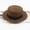 Coffee, variant on 1PC Hat Red Straw Ladies Women's Summer Solid Hat Top Sun Visor Sun Straw Beach Hat