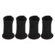thumbnail image 1 of 4 fundas para patas de muebles, silenciosas, antideslizantes, resistentes al desgaste, de punto, para patas de silla, color negro, 1 of 14