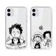 thumbnail image 1 of Funda de 2 Piezas para Apple iPhone 12 Pro,Funda para iPhone 12 de 6,1 Pulgadas, Funda Protectora de Silicona Tpu Suave a Prueba de Golpes, Funda de Parachoques Anime One Piece Luffy Ace, 1 of 5