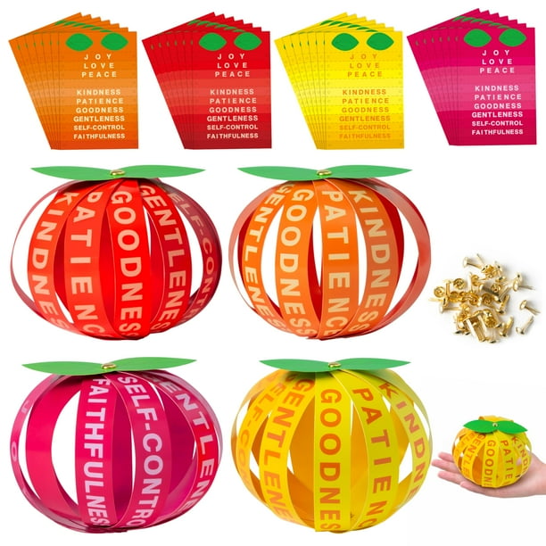 Kit de manualidades AgincBerry Bible Fruit con 28 juegos de bricolaje para niños
