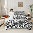 thumbnail image 5 of Homewish Retro Cheetah Pattern Bedding Comforter Set,Jungle Animal Leopard Twin Comforter Sets,Rustic Flower Floral Bedding Set For Men Women,Luxury Bedroom Decor,2-Piece, 5 of 9