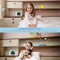 thumbnail image 5 of Sailstar Kids Alarm Clock, Ok to Wake Sleep Training Clock with Night Light, Dual Alarm, Auto-Off Display, Blue Cat Design, 5 of 9