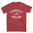 thumbnail image 1 of Catonsville Maryland Patriot Men's Cotton T-Shirt, 1 of 1