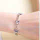 thumbnail image 3 of SZTXJ Purple butterfly bracelet for women in S925 sterling silver, pretty and charming wrist bracelet jewelry gift for teenage women (purple), 3 of 5