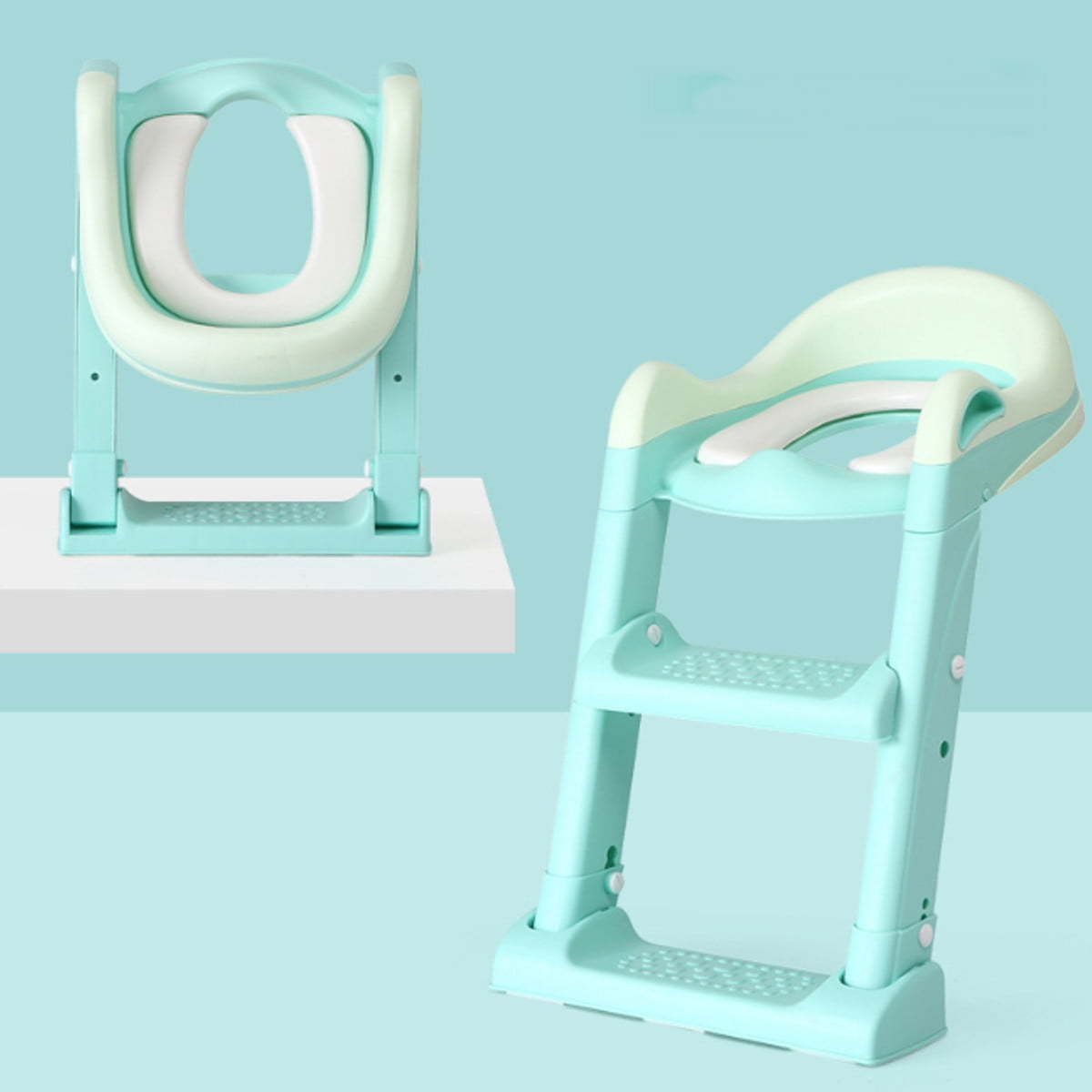 Toddler Potty Training Seat with Adjustable NonSlip Step Stool Ladder