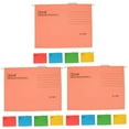 thumbnail image 4 of HAOAN3 Pack Hanging File Folders Legal Size Cabinet Dividers Organizer Foolscap Office Colorful, 4 of 8