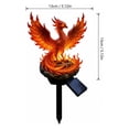 thumbnail image 4 of Solar Powered Garden Statue Light, Resin Medieval Gargoyle Ground Stake Ornament for Yard Patio Lawn and Halloween Decor, 4 of 8