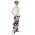 thumbnail image 3 of FORMRS Boys Pajama Pants with Pockets Size 6-8Y Kids Lounge Sleep Bottoms, Geometric Pattern, 3 of 8