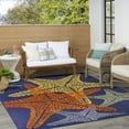 thumbnail image 3 of Nourison Aloha Outdoor Blue Multicolor 9' x 12' Area Rug (9x12), 3 of 9