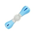 thumbnail image 1 of Juguete masticable para la limpieza dental de mascotas. Juguete de goma resistente para perros con dispensador de comida a prueba de fugas y diseño de mancuernas para aliviar el aburrimiento, 1 of 3